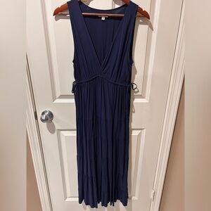 Max Studio Deep Blue Midi Dress